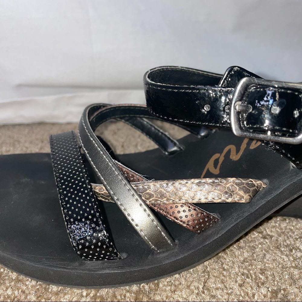 Skechers Multi Pattern Wedge Sandals Memory Foam … - image 3